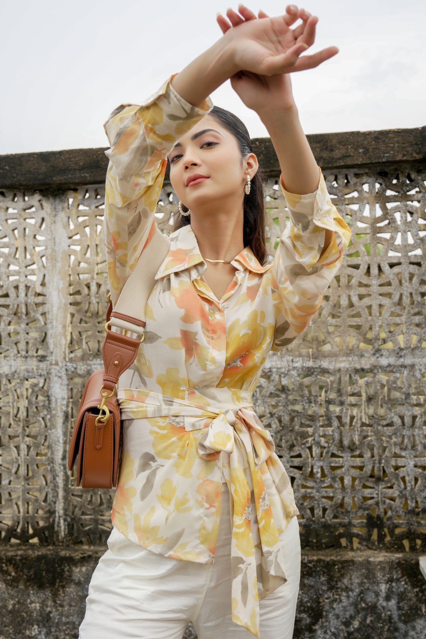 GOLDEN HOUR WRAP SHIRT