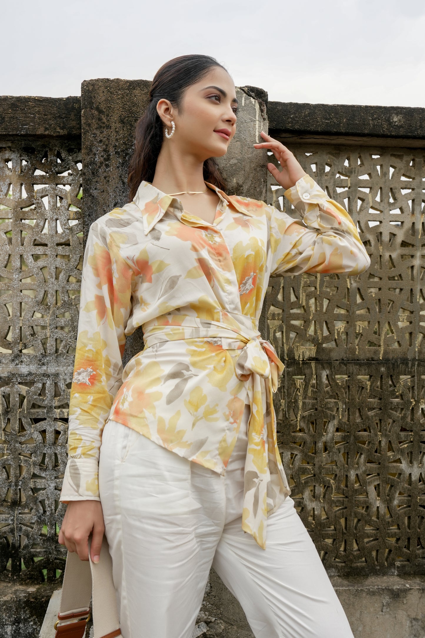 GOLDEN HOUR WRAP SHIRT