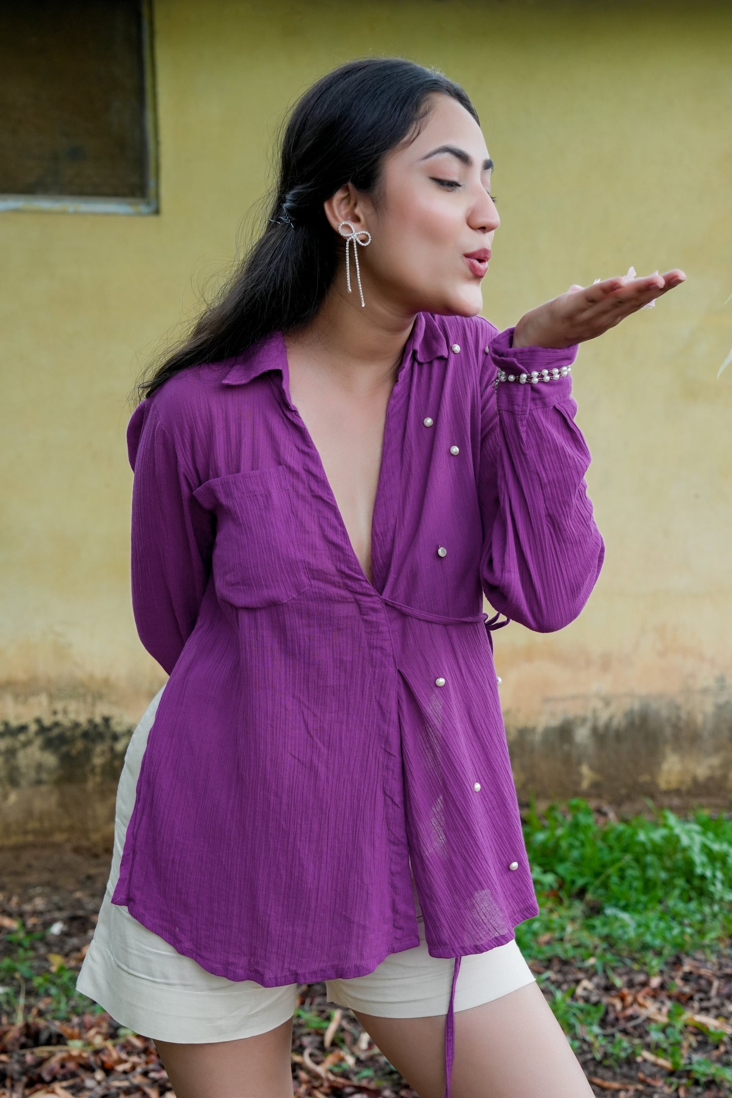 HAZE WRAP SHIRT