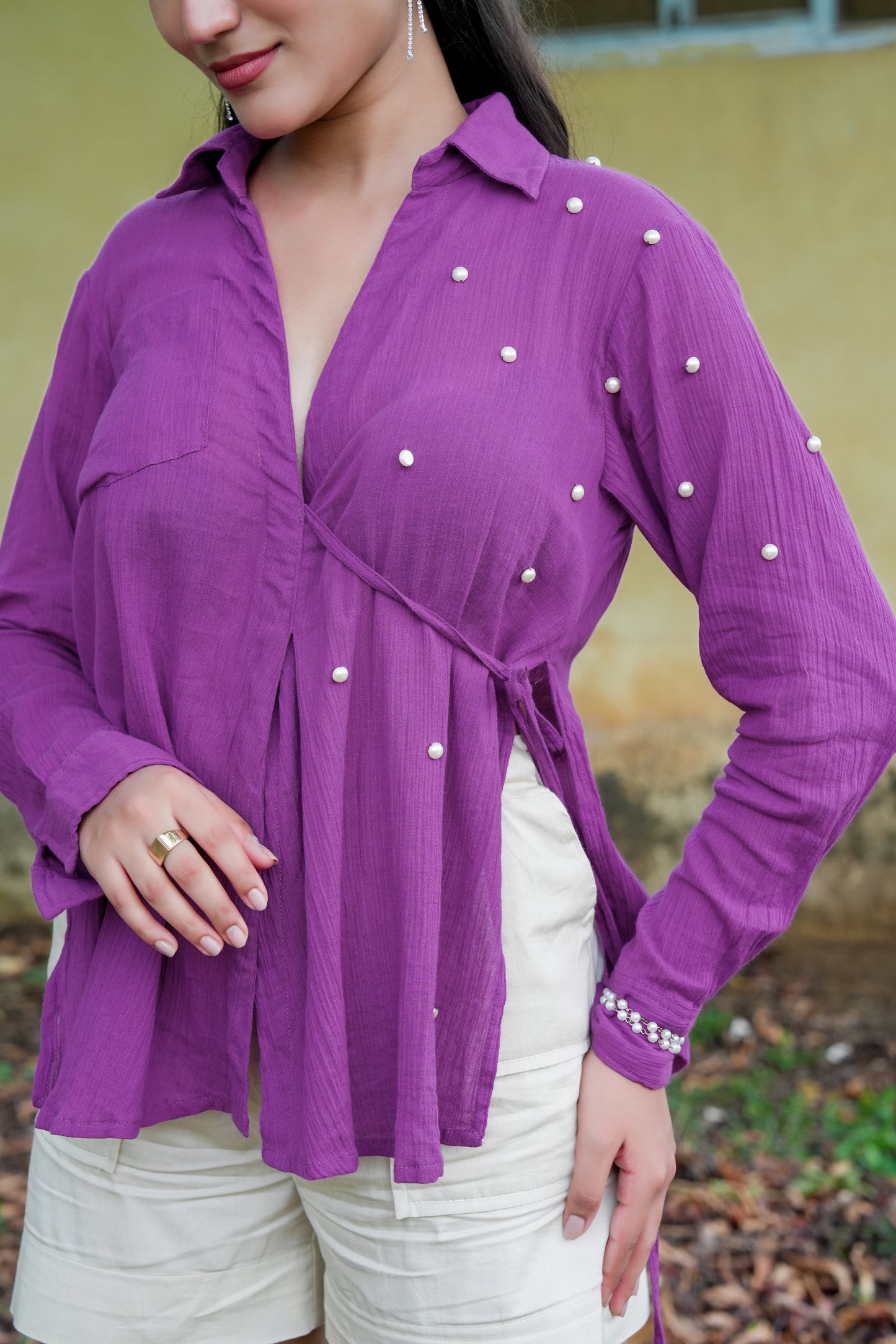 HAZE WRAP SHIRT