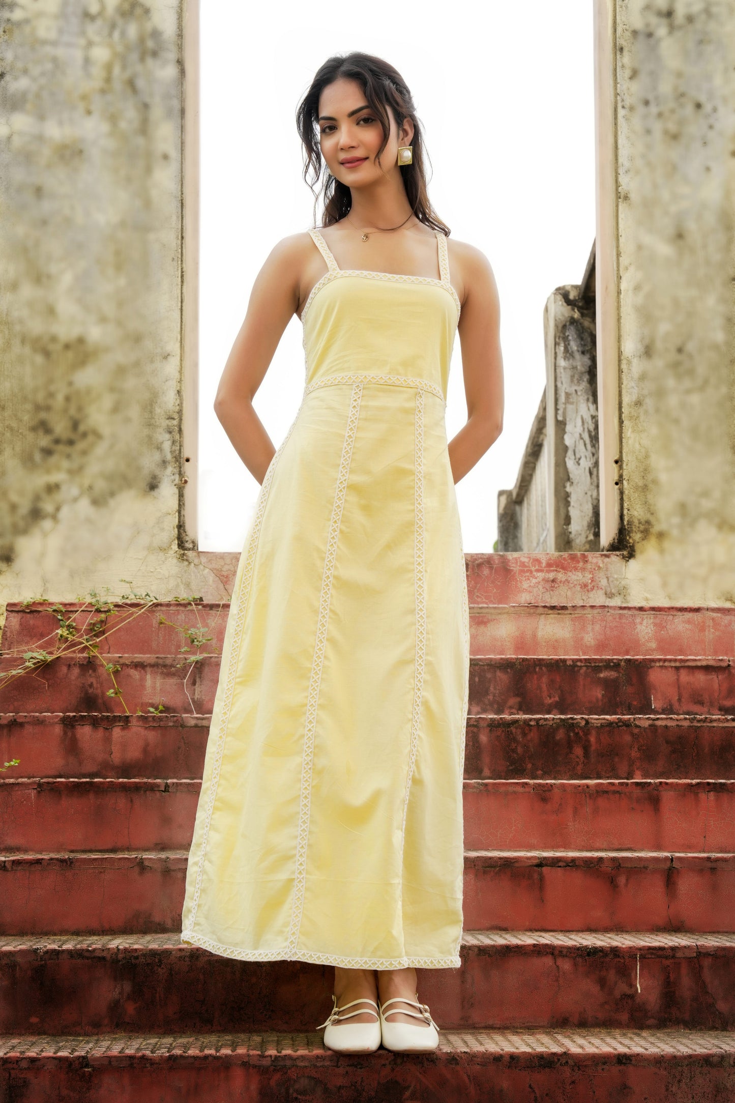SOLEIL BACK-TIE DRESS