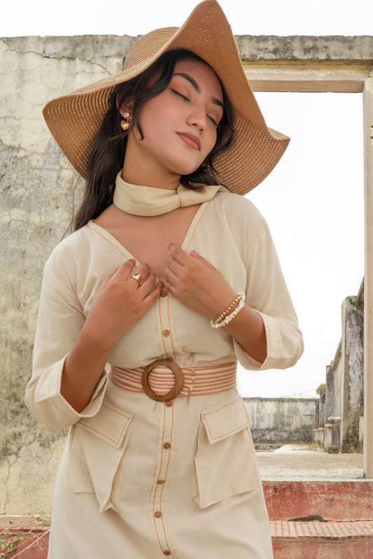 EARTHBOUND SAFARI DRESS