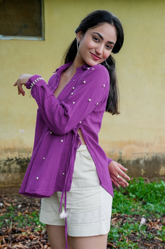 HAZE WRAP SHIRT