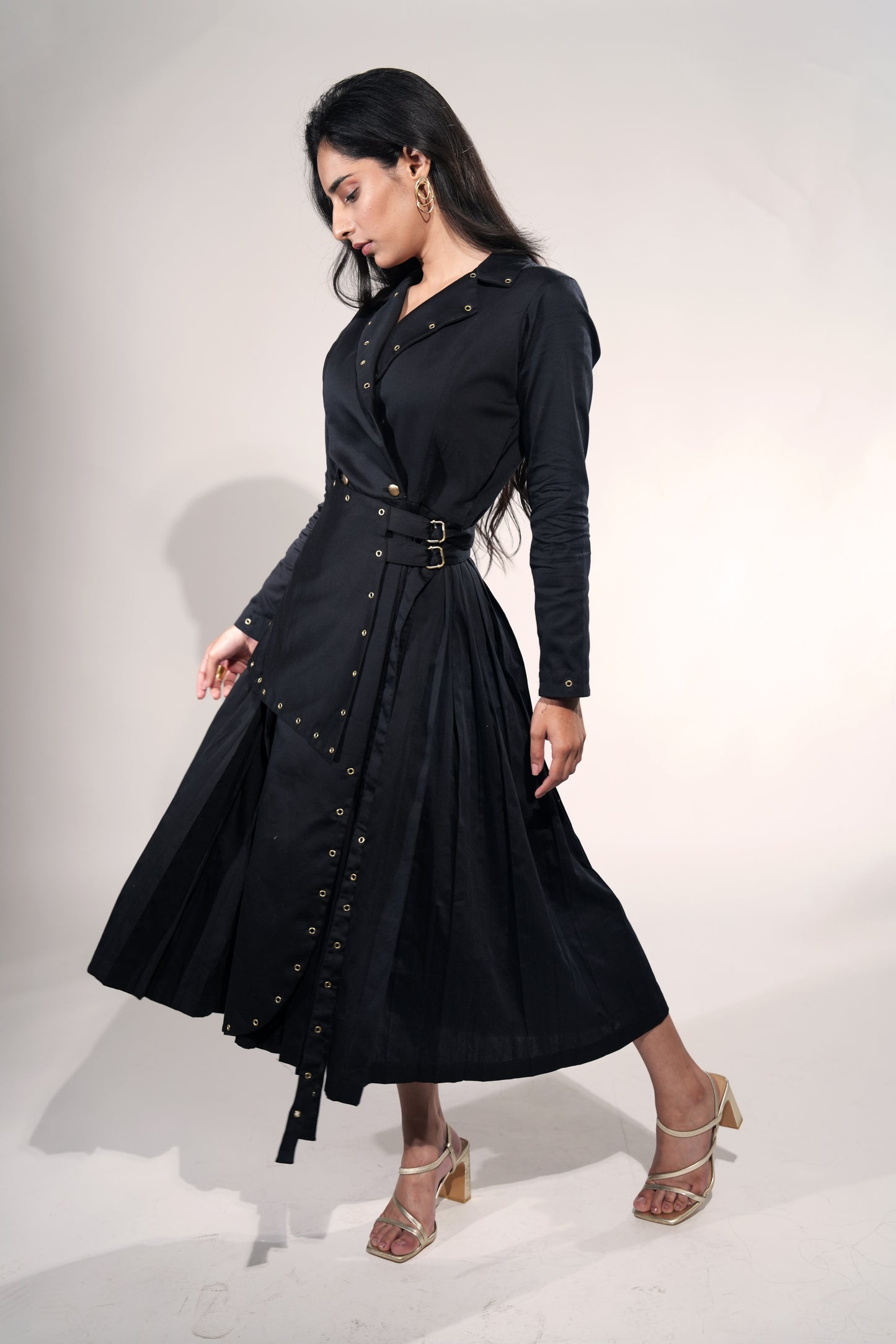 RIVET GLAZE DRESS