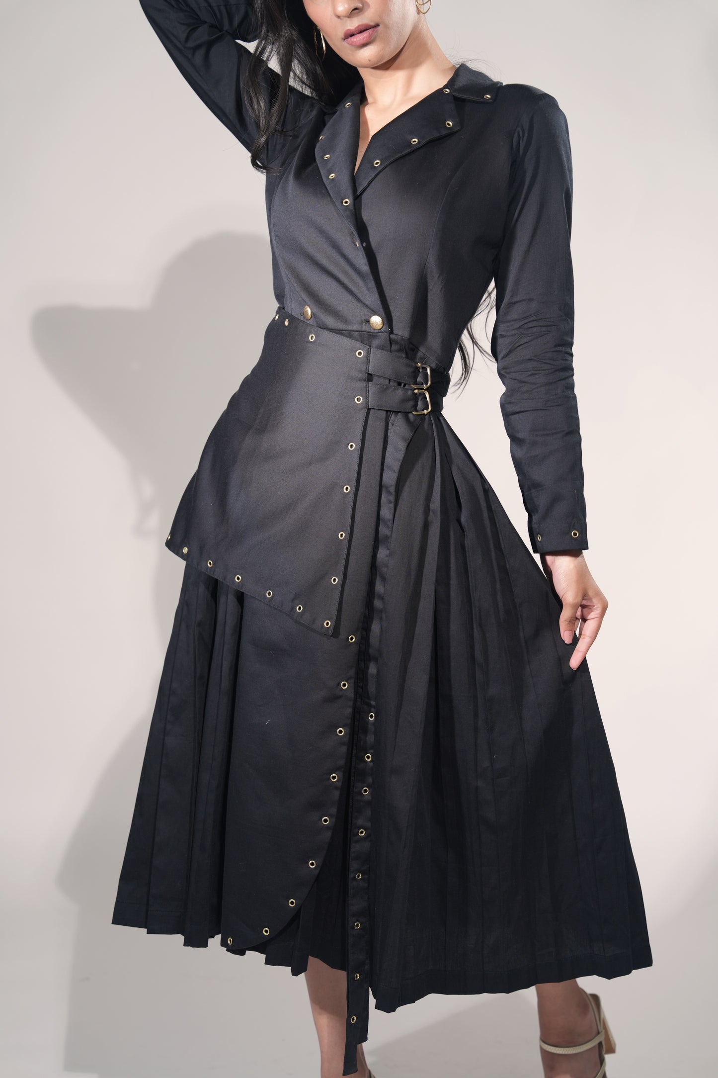 RIVET GLAZE DRESS